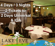Universal Studios Vacations at Lake Eve Resort